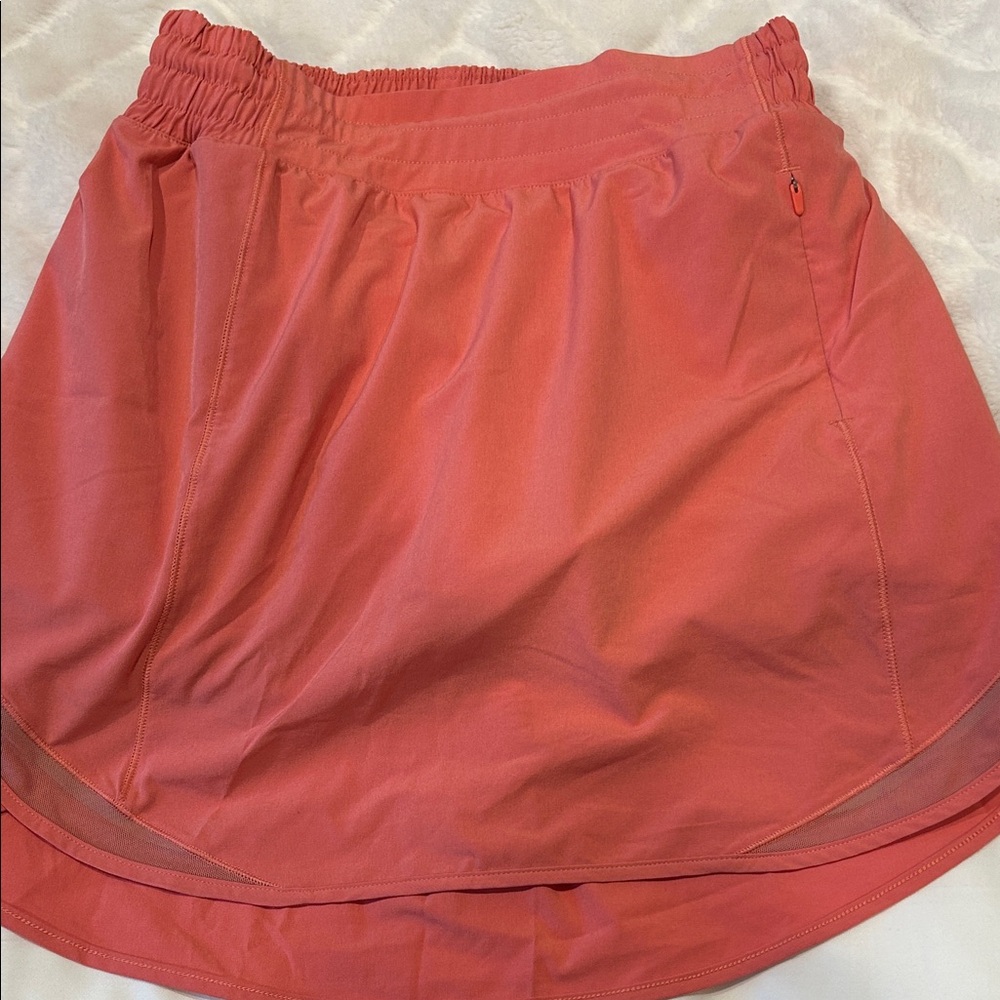 Coral Lululemon Athletic Skirt
